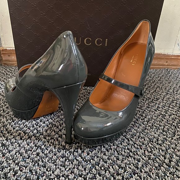 Gucci Mary Jane Patent Leather Heels - Picture 8 of 9